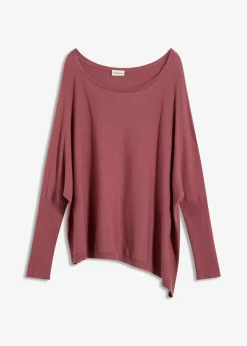 bonprix Bekleidung·Umstandsmode|Bekleidung·Jeans^Feinstrickpullover aus feinem Viskose-Mix softbeere