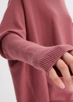 bonprix Bekleidung·Umstandsmode|Bekleidung·Jeans^Feinstrickpullover aus feinem Viskose-Mix softbeere