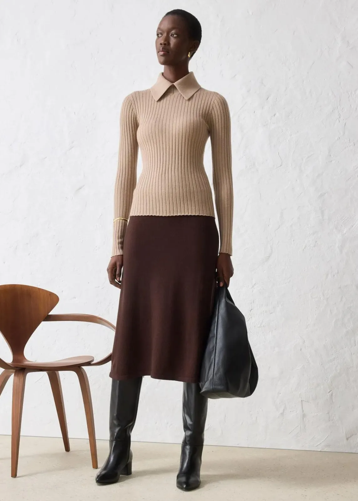 bonprix Bekleidung·Umstandsmode|Bekleidung·Jeans^Feinstrickpullover aus Merinowolle khakibeige
