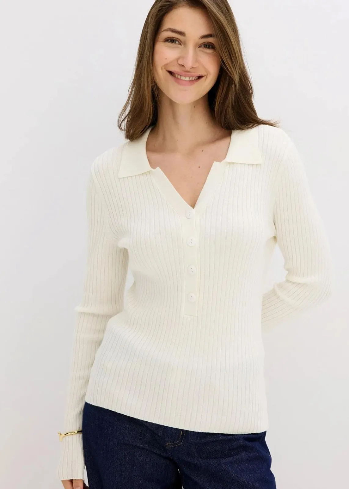 bonprix Bekleidung·Umstandsmode|Strickmode^Feinstrickpullover aus softem Viskose-Mix wollweiß