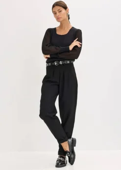 bonprix Bekleidung·Umstandsmode|Bekleidung·Jeans^Feinstrickpullover aus softem Viskose-Mix schwarz
