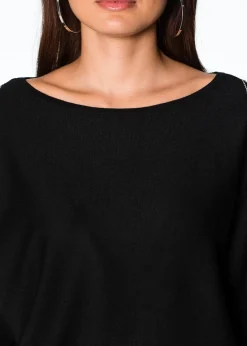 bonprix Bekleidung·Umstandsmode|Bekleidung·Jeans^Feinstrickpullover aus Viskose-Mix schwarz