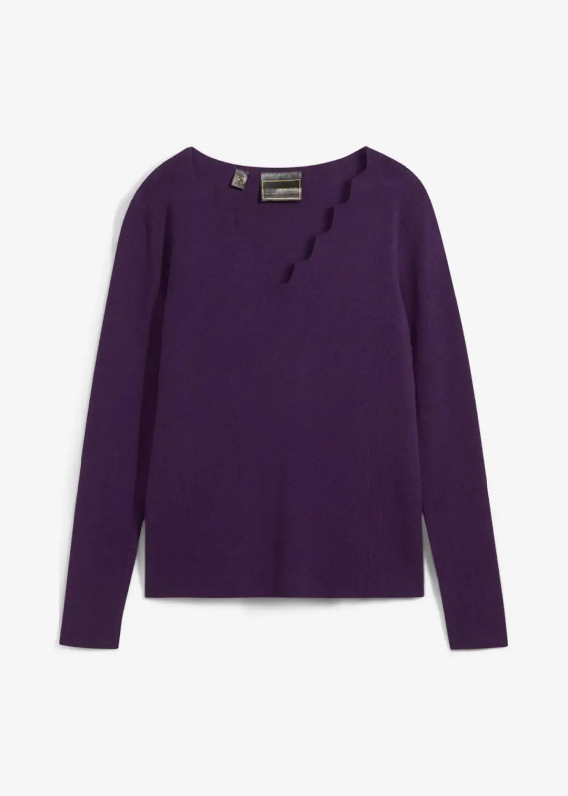 bonprix Bekleidung·Umstandsmode|Bekleidung·Jeans^Feinstrickpullover aus weichem Viskose-Mix dunkellila
