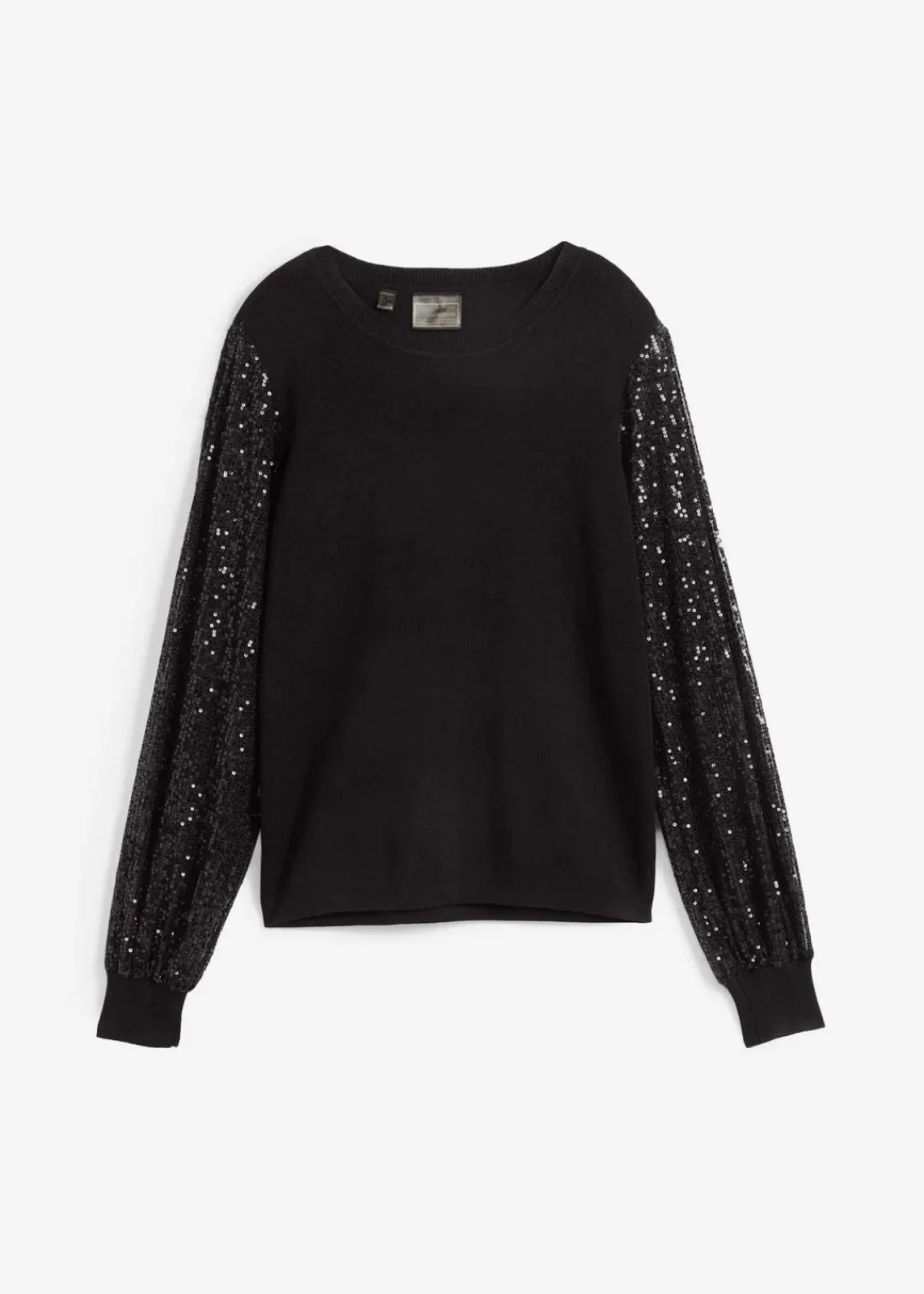 bonprix Bekleidung·Umstandsmode|Bekleidung·Jeans^Feinstrickpullover aus weichem Viskose-Mix schwarz