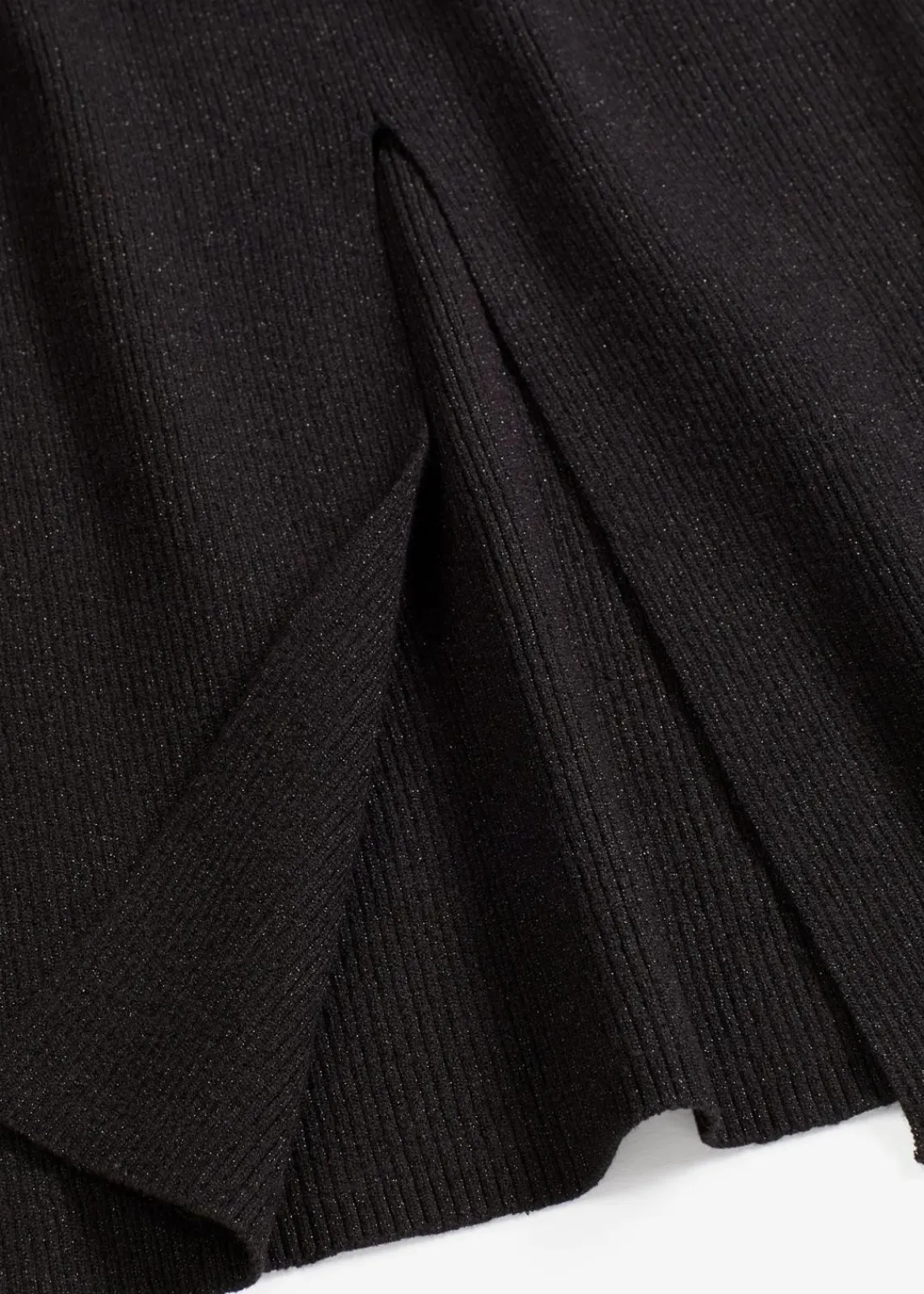 bonprix Bekleidung·Sportbekleidung|Nachhaltigere Materialien^Feinstrickrock aus softem Viskose-Mix schwarz