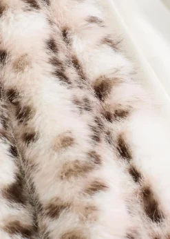 bonprix Bekleidung·Hosen|Jacken & Mäntel^Fellimitat-Jacke creme animal