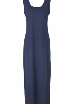 bonprix Bekleidung·Röcke|Basics^Figurbetontes Jerseykleid dunkelblau meliert