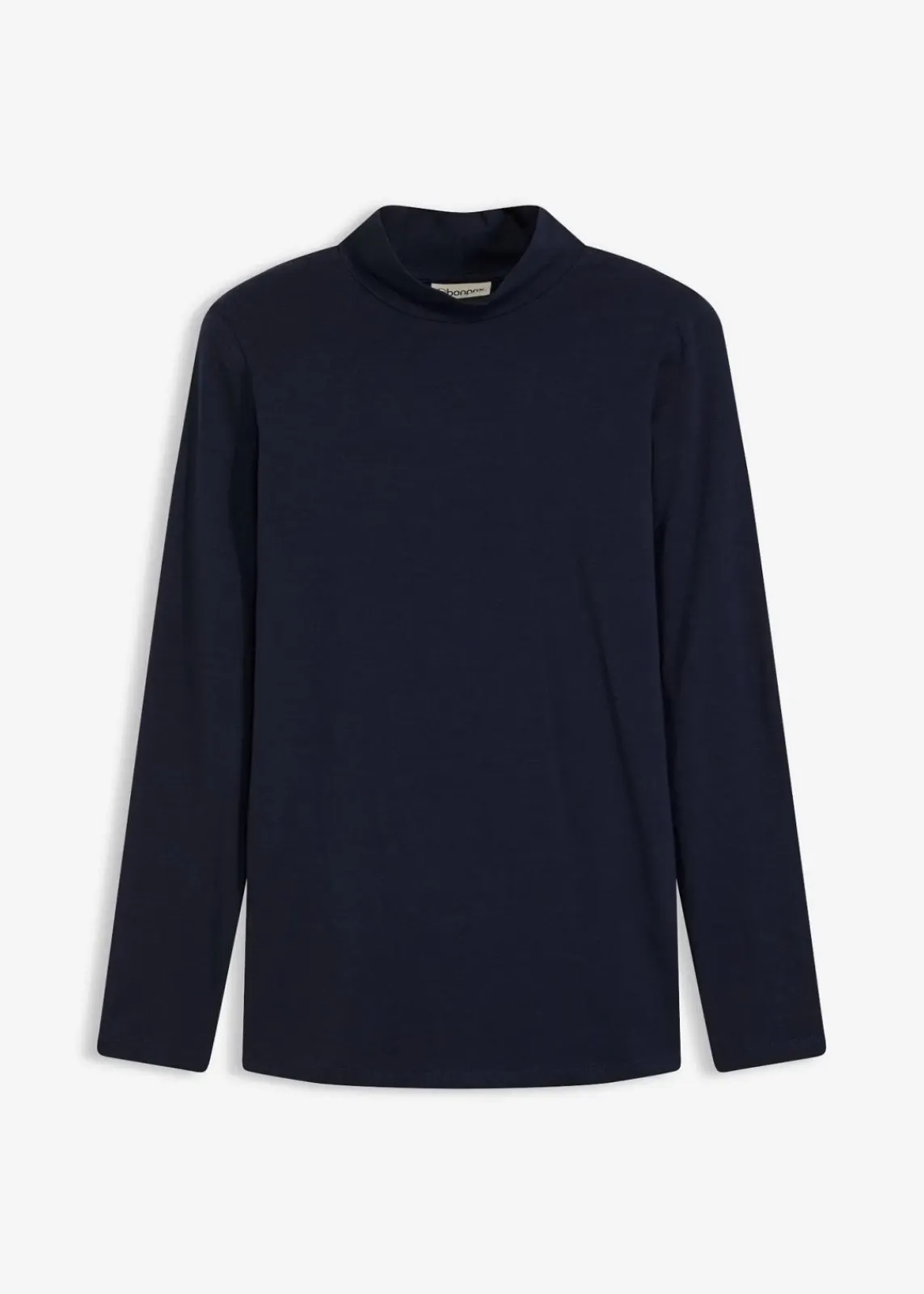 bonprix Shirts & Tops|Basics^Figurbetontes Langarmshirt tintenblau