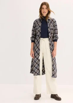 bonprix Shirts & Tops|Basics^Figurbetontes Langarmshirt tintenblau
