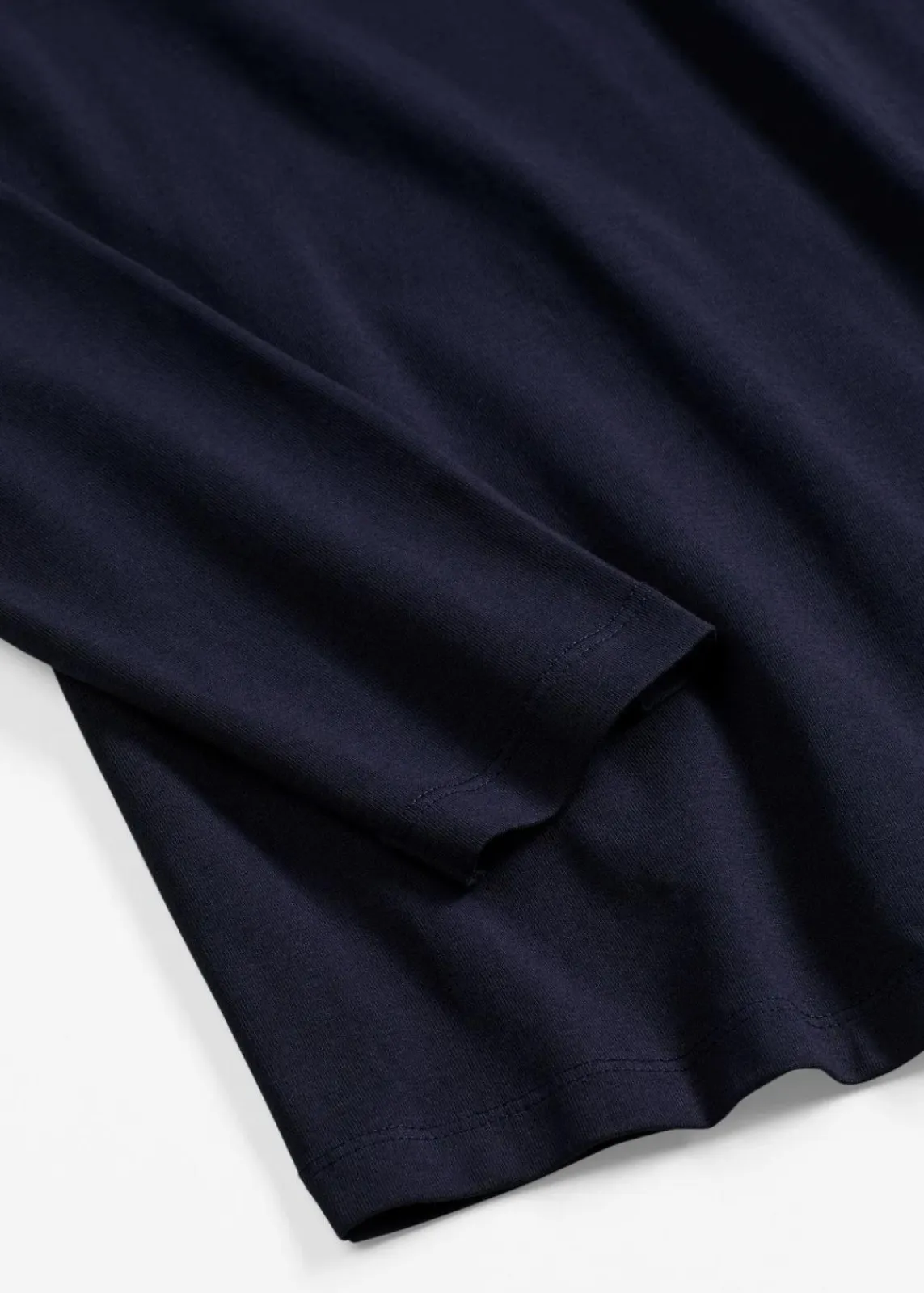 bonprix Shirts & Tops|Basics^Figurbetontes Langarmshirt tintenblau