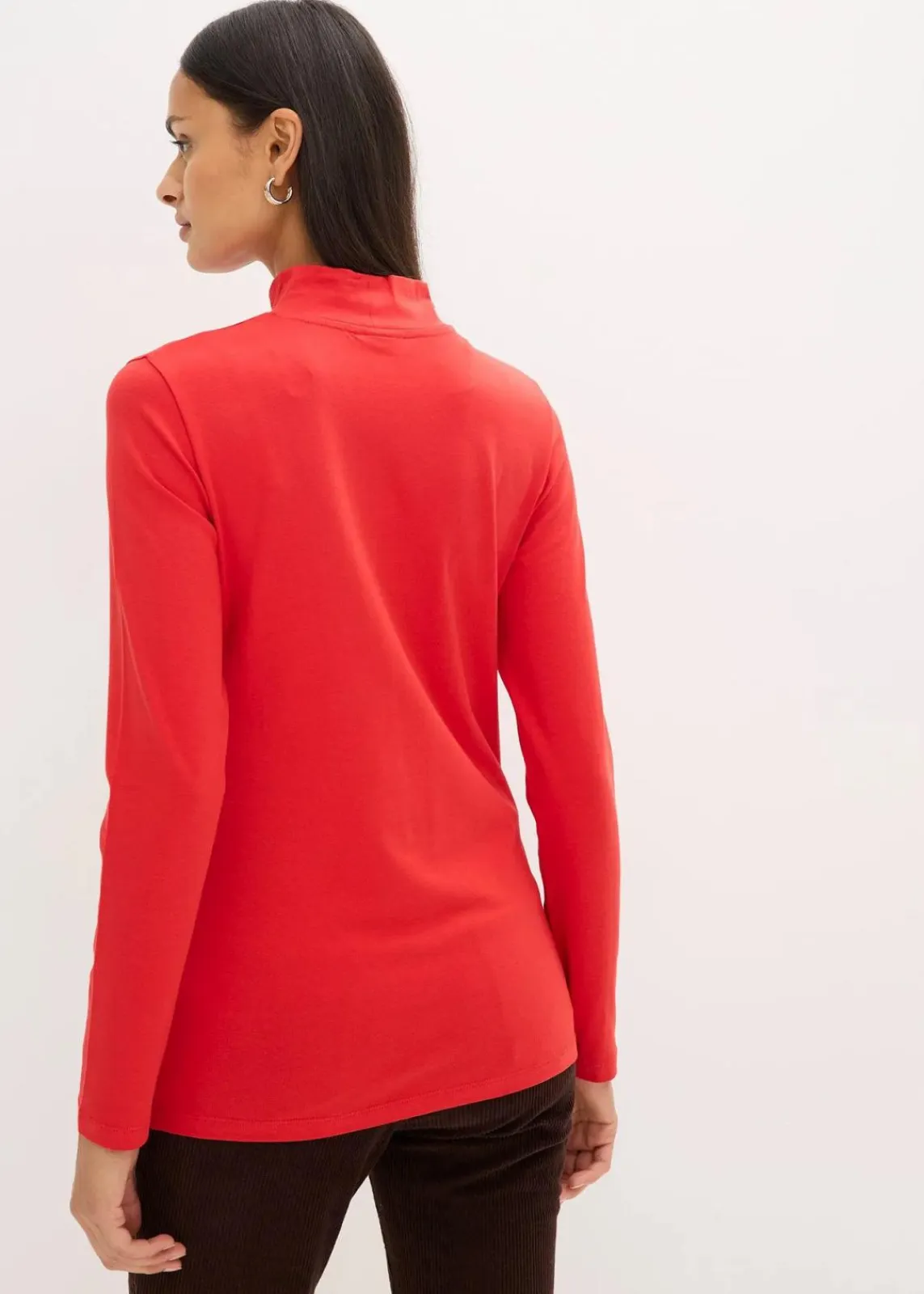bonprix Shirts & Tops|Basics^Figurbetontes Langarmshirt lavarot