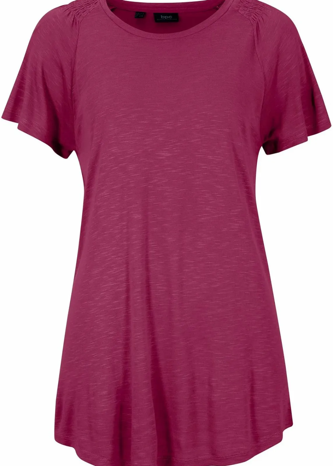 bonprix Shirts & Tops|Nachhaltigere Materialien^Flammgarn-Shirt mit Flügelärmeln beere