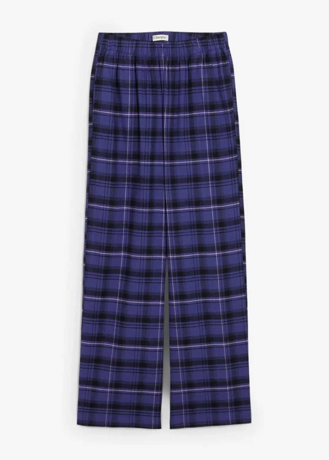 bonprix Bekleidung·Kleider|Hosen^Flanellhose aus reiner Bio-Baumwolle dunkelpazifik kariert