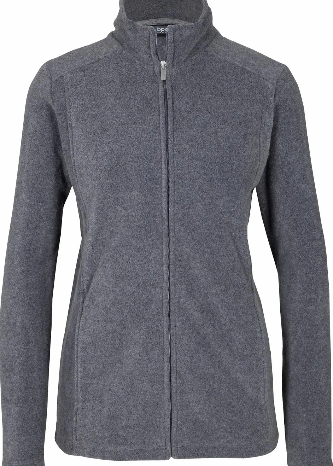 bonprix Jacken & Mäntel|Sweat^Fleecejacke grau meliert