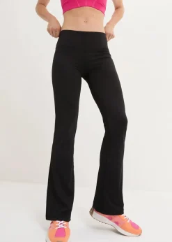 bonprix Sportbekleidung|Hosen^Funktions-Leggings, ausgestellt schwarz