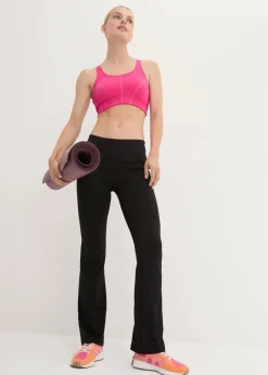 bonprix Sportbekleidung|Hosen^Funktions-Leggings, ausgestellt schwarz