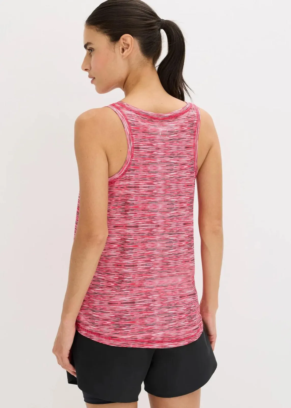 bonprix Bekleidung·Sweat|Sportbekleidung^Funktions-Top mit Racerback, schnelltrocknend paradiespink/schwarz