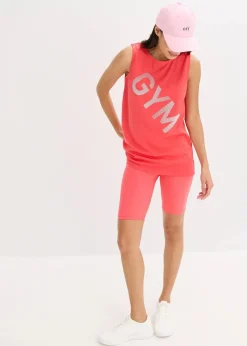 bonprix Bekleidung·Sweat|Sportbekleidung^Funktions-Top, schnelltrocknend paradiespink bedruckt