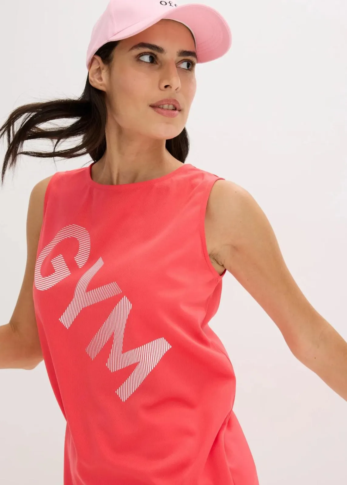bonprix Bekleidung·Sweat|Sportbekleidung^Funktions-Top, schnelltrocknend paradiespink bedruckt