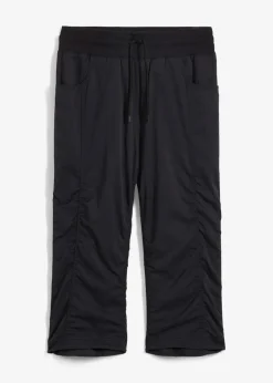 bonprix Outdoorbekleidung|Sportbekleidung^Funktions-Trekkinghose, Capri-Länge schwarz