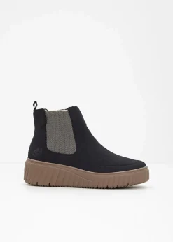 Rieker Schuhe & Accessoires In Spezialgrößen·Schuhe In Übergröße|Schuhe & Accessoires In Spezialgrößen·Elastischer Schaft^Gefütterte Komfort-Boots dunkelblau