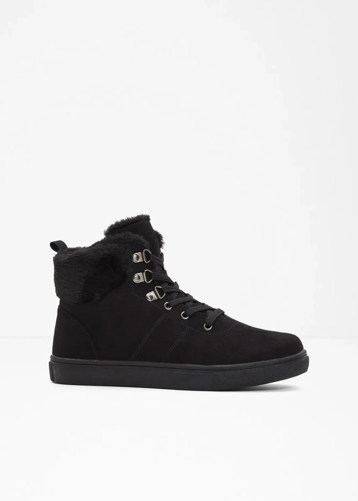 bonprix Boots^Gefütterte Schnürboots schwarz
