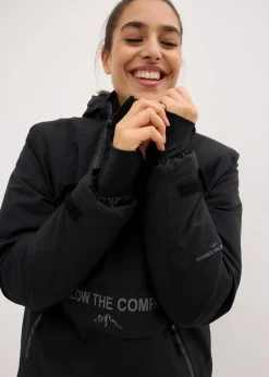 bonprix Bekleidung·Jumpsuits|Bekleidung·Sweat^Gefütterter Windbreaker schwarz