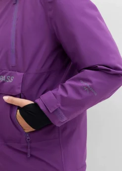 bonprix Jacken & Mäntel|Sportbekleidung^Gefütterter Windbreaker tiefviolett