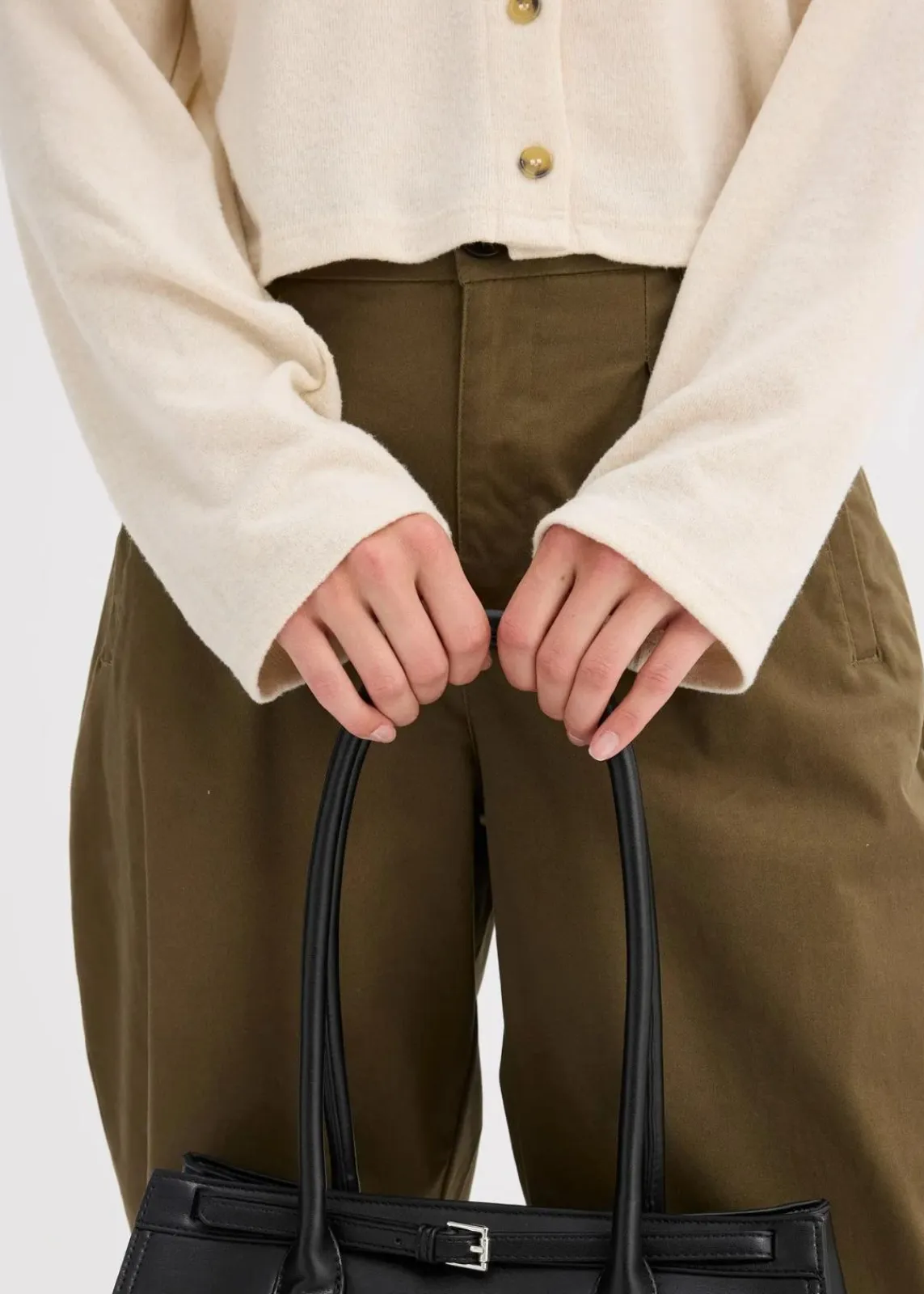 bonprix Pullover & Strickjacken|Zweiteiler & Sets^Gerippte Feinstrickjacke kieselbeige meliert