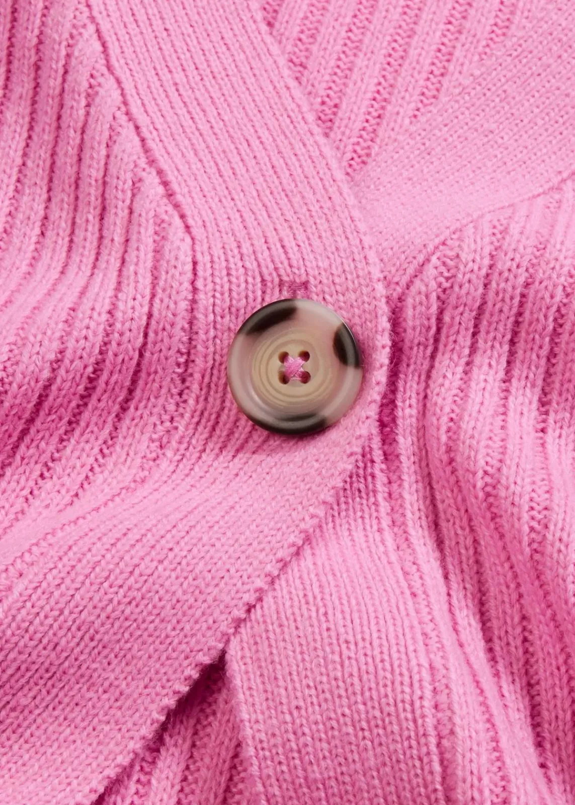 bonprix Bekleidung·Jeans|Pullover & Strickjacken^Gerippte Strickjacke rosapink