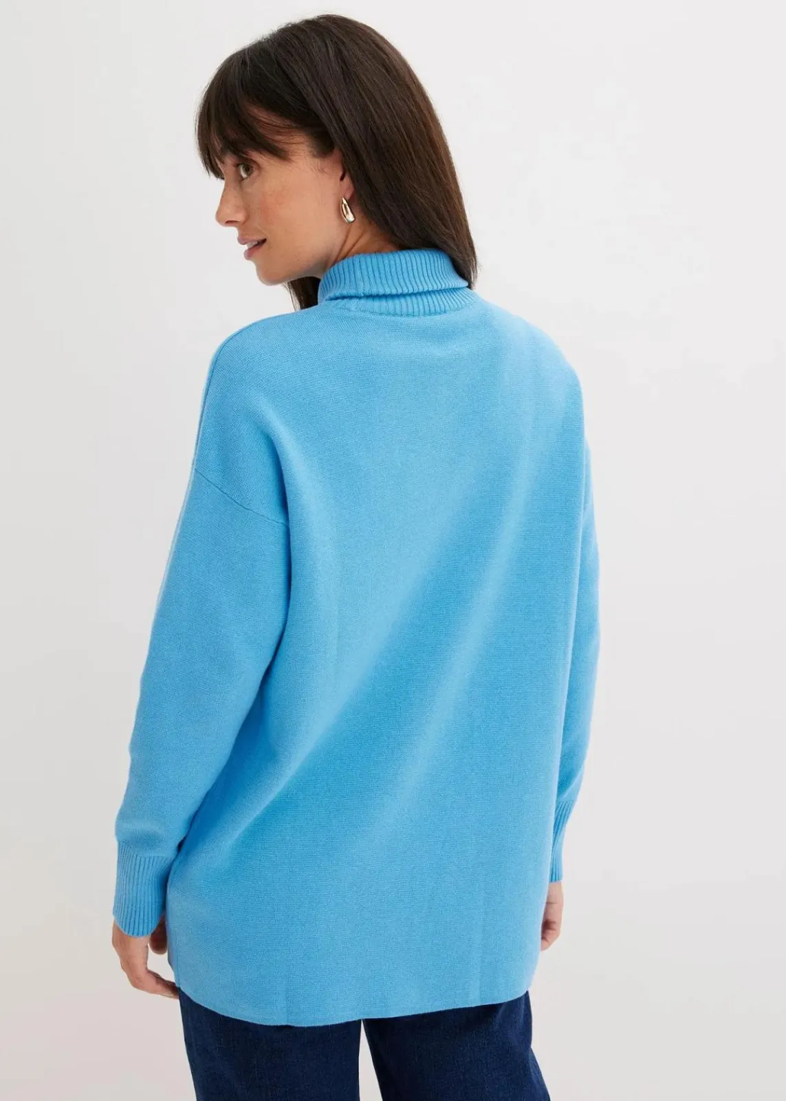 bonprix Bekleidung·Umstandsmode|Bekleidung·Jeans^Gerippter Pullover aus reiner Baumwolle brilliantblau