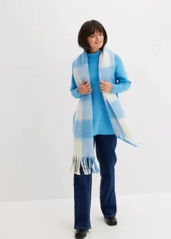 bonprix Bekleidung·Umstandsmode|Bekleidung·Jeans^Gerippter Pullover aus reiner Baumwolle brilliantblau