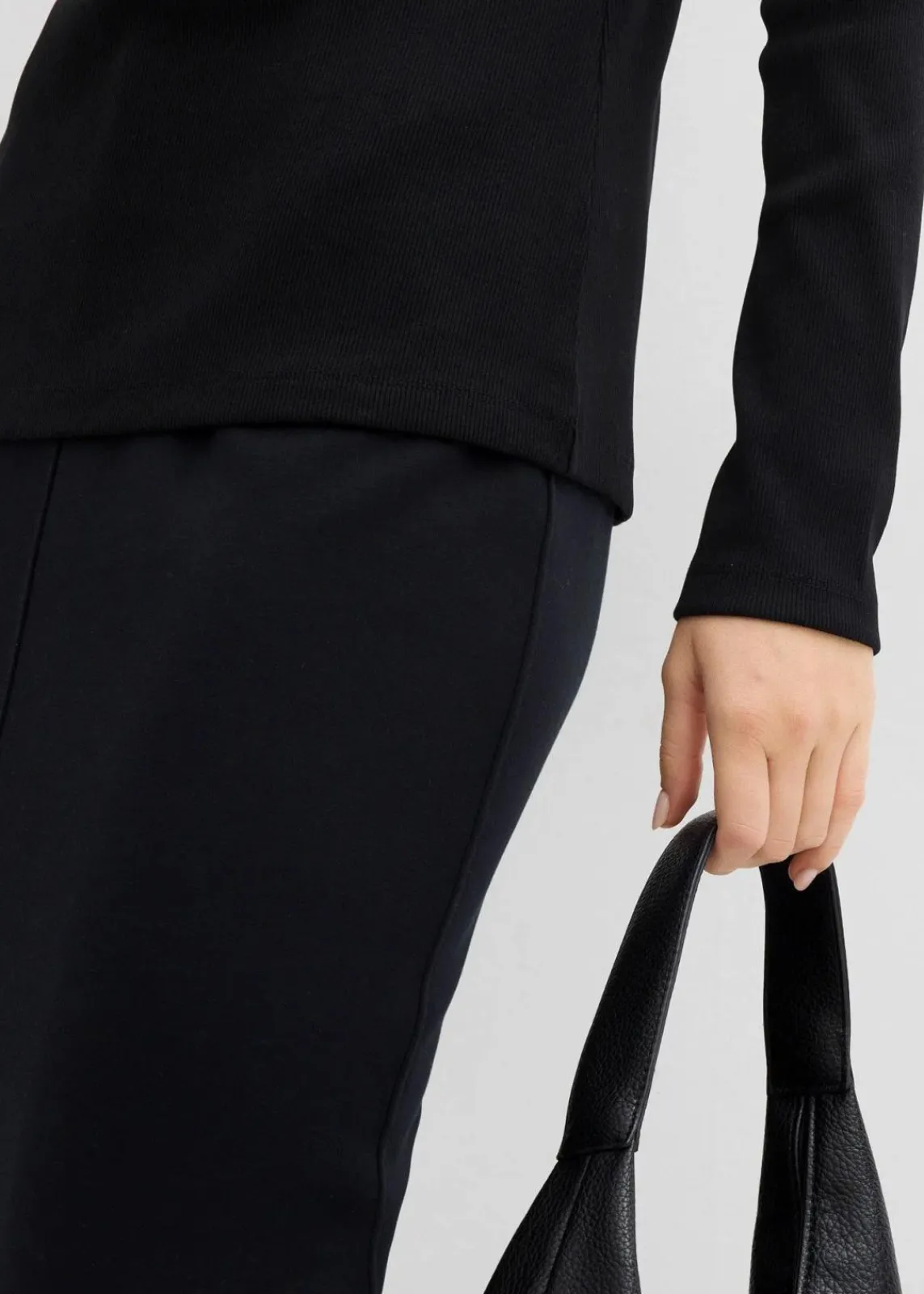 bonprix Shirts & Tops^Geripptes Langarmshirt schwarz