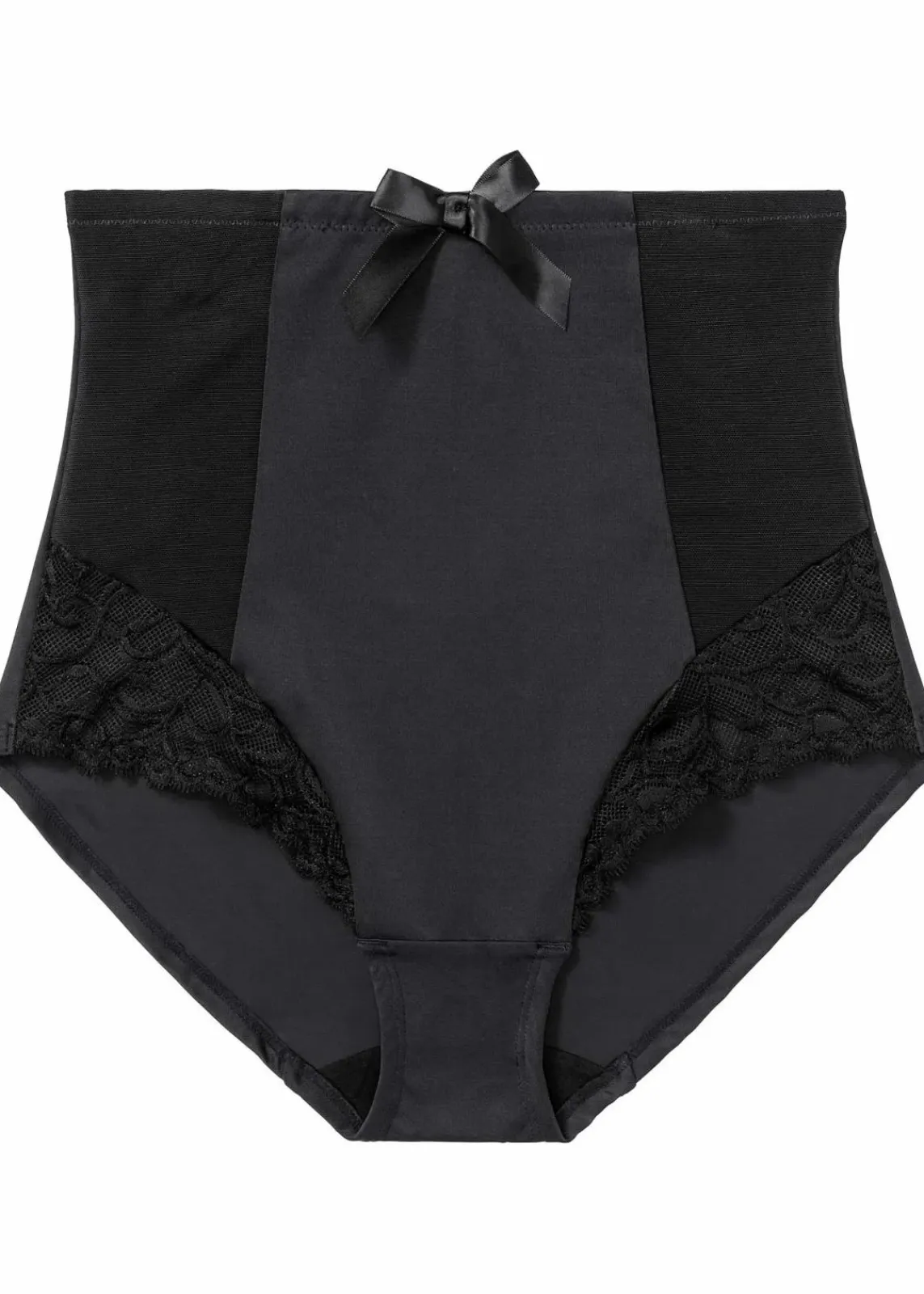 bonprix Wäsche·Dessous|Wäsche·Shapewear^Geschmückte Shape Panty mit mittlerer Formkraft schwarz