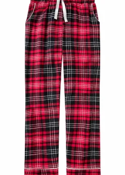 bonprix Wäsche·Nachtwäsche|Nachtwäsche^Gewebte Pyjamahose aus Flanell rot kariert