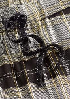bonprix Wäsche·Nachtwäsche|Nachtwäsche^Gewebter Flanell Pyjama schwarz kariert
