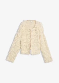 bonprix Bekleidung·Umstandsmode|Bekleidung·Jeans^Grobstrickjacke natur