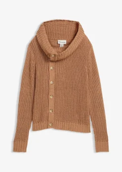 bonprix Bekleidung·Umstandsmode|Bekleidung·Jeans^Grobstrick-Pullover schokosorbet