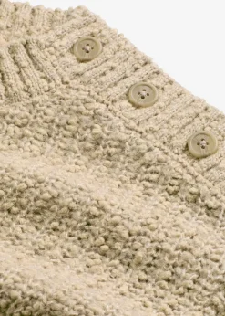 bonprix Bekleidung·Umstandsmode|Bekleidung·Jeans^Grobstrick-Pullover mattschilf meliert