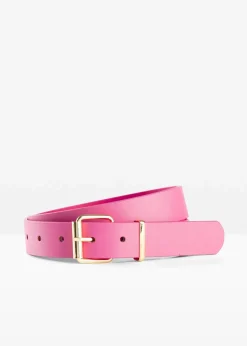 bonprix Gürtel^Gürtel mit goldener Metallschließe flamingopink