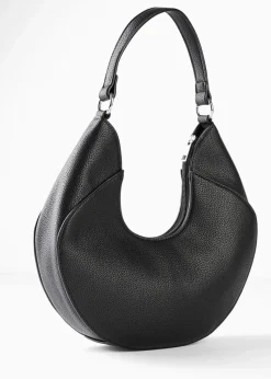 bonprix Taschen^Handtasche in rundlicher Form schwarz