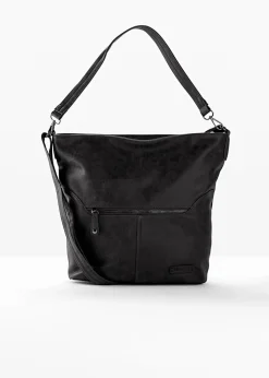 bonprix Taschen^Handtasche mit austauschbarem Trageriemen schwarz