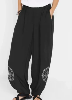 bonprix Bekleidung·Kleider|Hosen^Haremshose aus Viskose schwarz