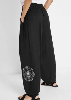 bonprix Bekleidung·Kleider|Hosen^Haremshose aus Viskose schwarz