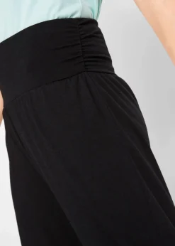 bonprix Bekleidung·Blusen & Tuniken|Bekleidung·Kleider^Haremshose mit Silikontape am Taillenbund schwarz