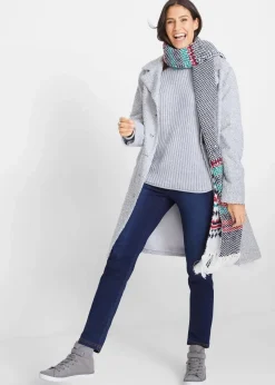 bonprix Bekleidung·Shirts & Tops|Thermobekleidung^High Waist Jeggings aus leichter, elastischer Thermoqualität mit Bequembund dark denim