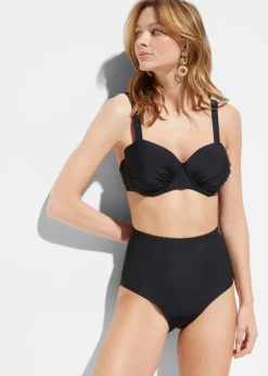 bonprix Nachhaltigere Materialien|Mix & Match^High Waist Light Shape-Bikinihose schwarz