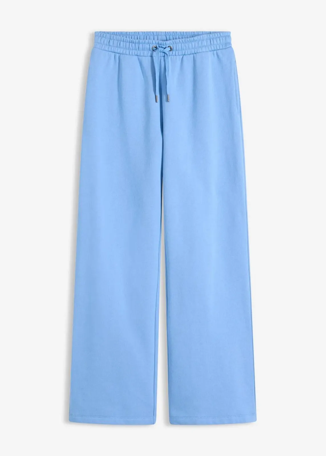 bonprix Hosen|Sweat^Highwaist Jogginghose aus reiner Bio-Baumwolle mittelblau