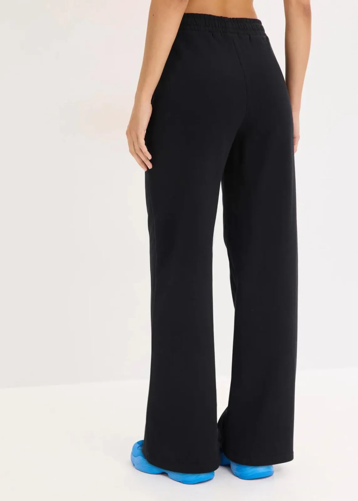 bonprix Bekleidung·Röcke|Bekleidung·Blusen & Tuniken^Highwaist Jogginghose aus reiner Bio-Baumwolle schwarz