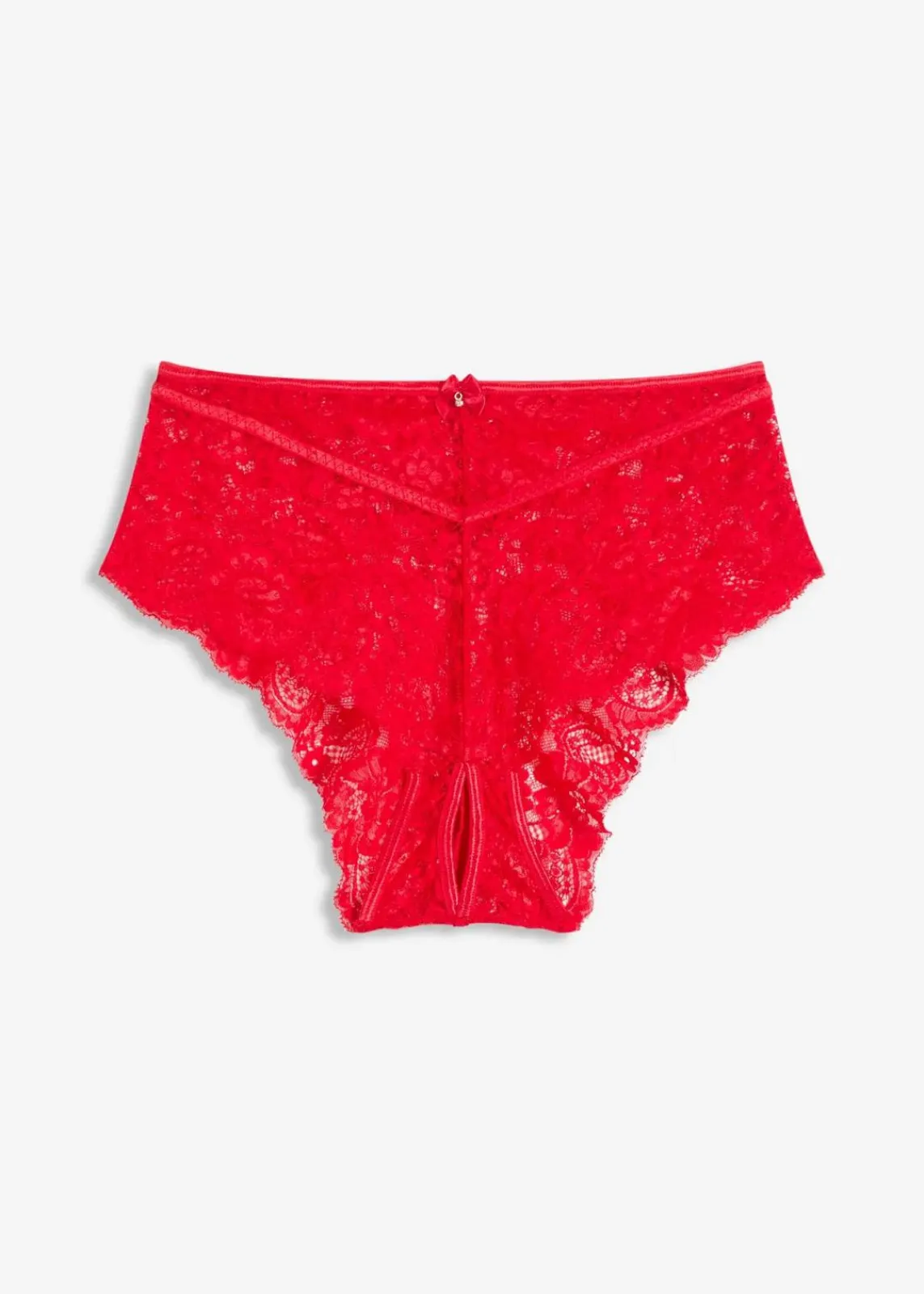 bonprix Erotikwäsche|Höschen^Highwaist Slip ouvert rot